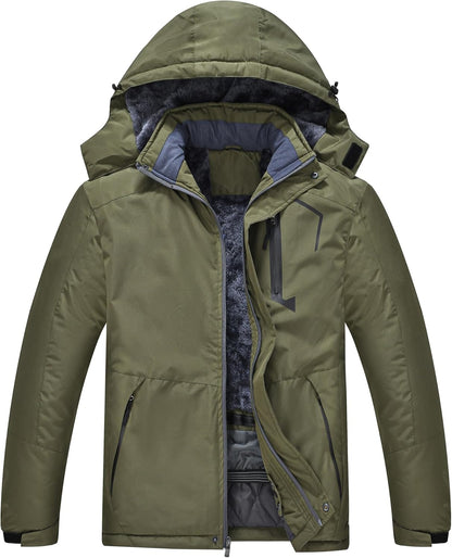Yukaichen Men's Winter Windproof Ski and Snowboard Jacket