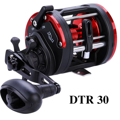 Sougayilang Baitcasting Trolling Fishing Reel - Versatile Left/Right Hand Design with High Line Capacity for Saltwater Fishing