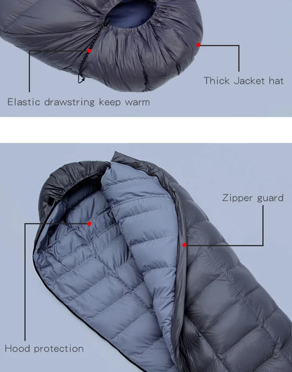 Kamperbox Goose Down Sleeping Bag Winter Sleeping Bag Down Winter Winter Sleeping Bag Goose