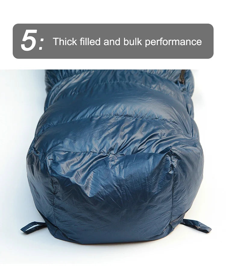 Kamperbox Elegance 700 Winter Down Sleeping Bag, Ultralight