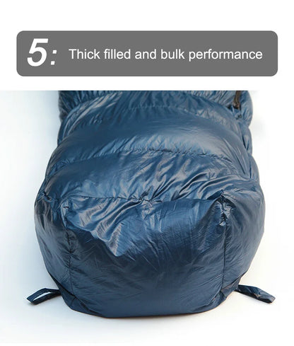Kamperbox Elegance 700 Winter Down Sleeping Bag, Ultralight