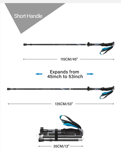 BSWOLF Nordic Ultralight Trekking Poles (2)