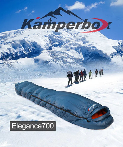 Kamperbox Elegance 700 Winter Down Sleeping Bag, Ultralight