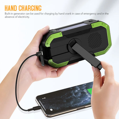 2023 KAYINOW Portable Emergency Solar Hand Crank Radio