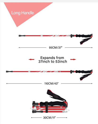 BSWOLF Nordic Ultralight Trekking Poles (2)
