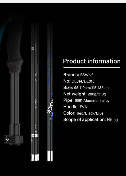 BSWOLF Nordic Ultralight Trekking Poles (2)