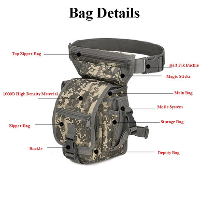 Tactical Molle Drop-leg gear bag