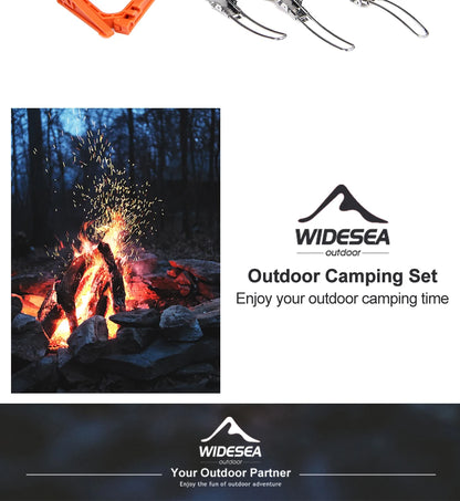 Widesea Camping Cookware Set w/stove
