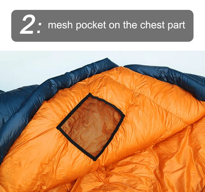Kamperbox Elegance 700 Winter Down Sleeping Bag, Ultralight