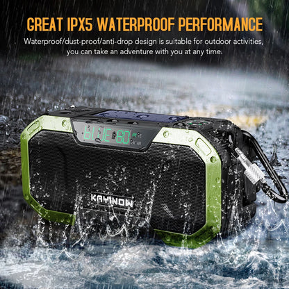 2023 KAYINOW Portable Emergency Solar Hand Crank Radio