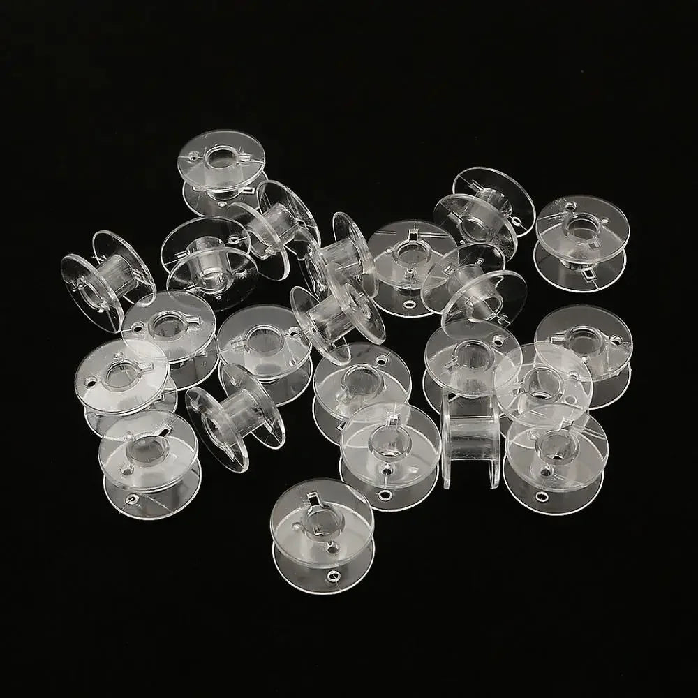 Transparent Sewing Machine Spools - 10-50 ct