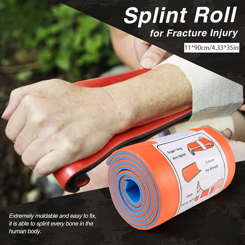 Lifesaving first aid kits including tourniquets, Israeli bandages, splints, emergency survival backpacks, camping gear supplies,