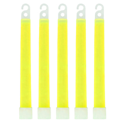 Yellow Military Grade Glow Sticks, 10/50Pcs