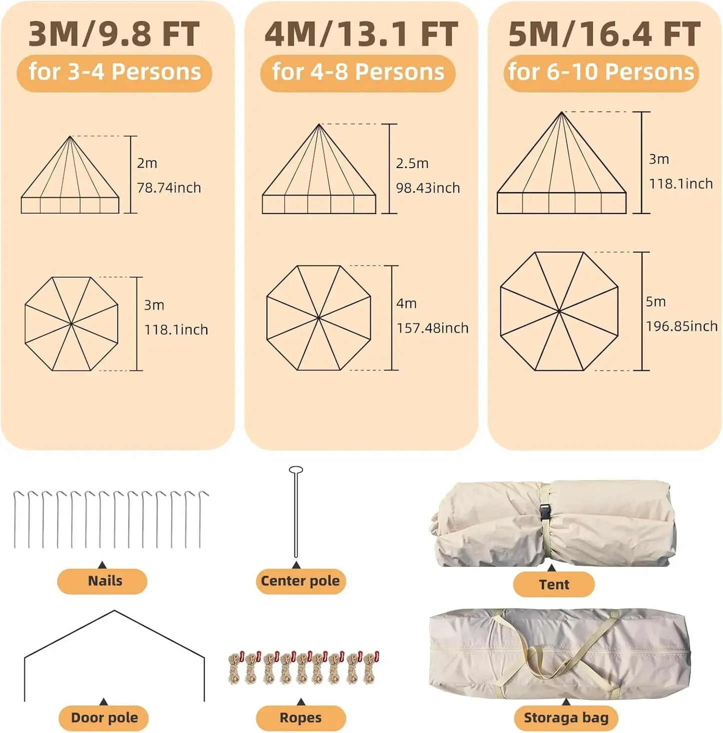 Yurt Tent 4/6 Person