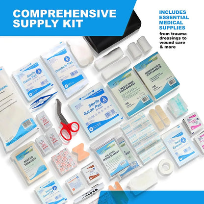 PrimeCare Fully Stocked Reflective Trauma Bag