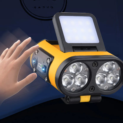 LED Headlamp Sensor COB Cap Clip Light USB Rechargeable Head Flashlight Built-in Battery Headlight Led Head for Fishing Camping
