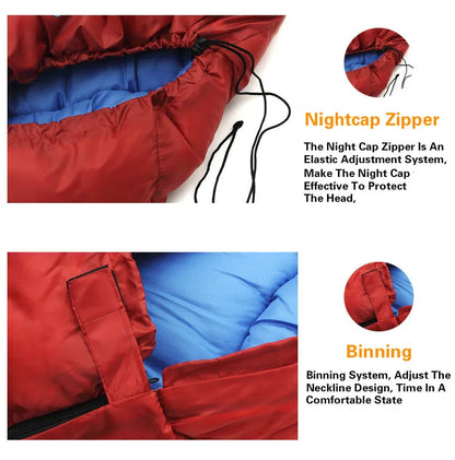 JUNGLE KING Thickened Cold Weather Sleeping Bag, -18F