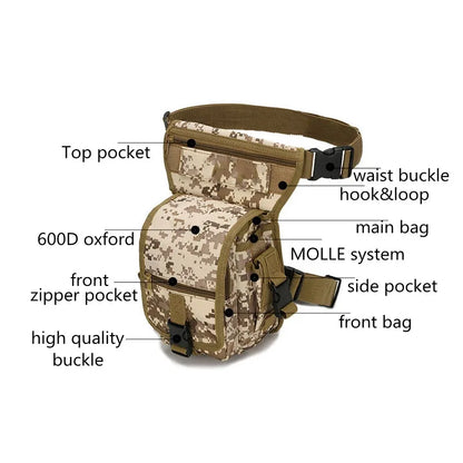 Tactical Molle Drop-leg gear bag