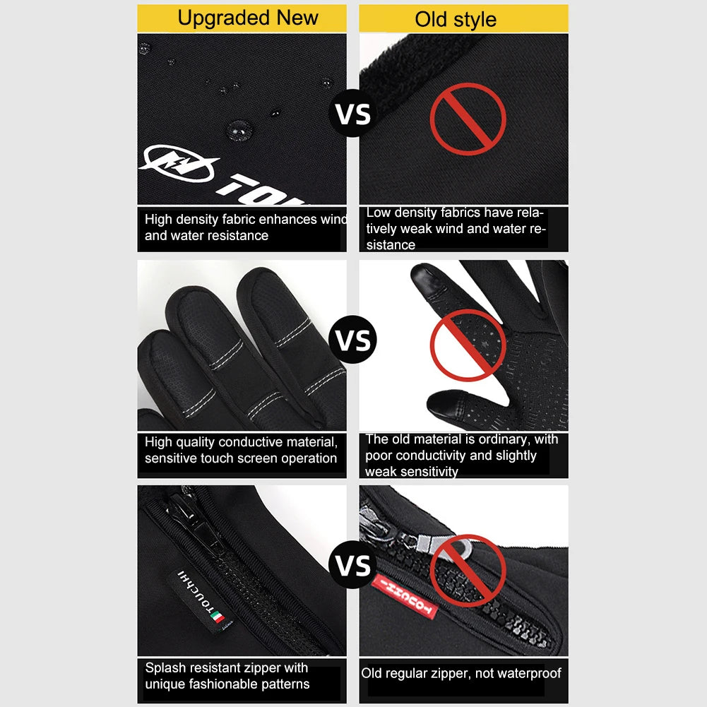 Touch Rechargeable Thermal Winter Gloves