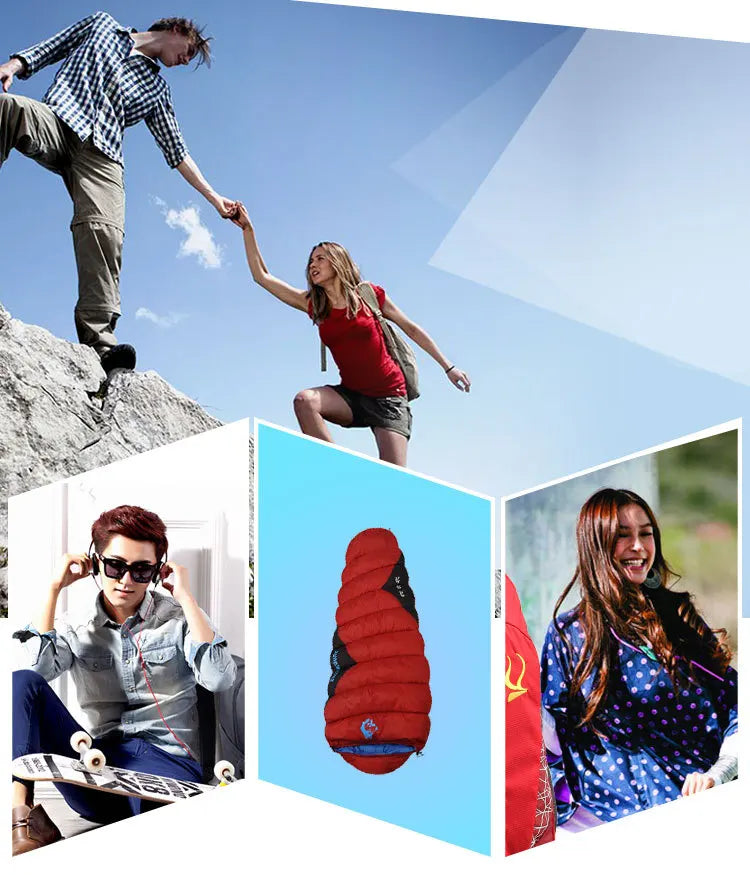 JUNGLE KING Thickened Cold Weather Sleeping Bag, -18F