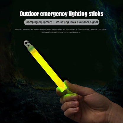 Yellow Military Grade Glow Sticks, 10/50Pcs
