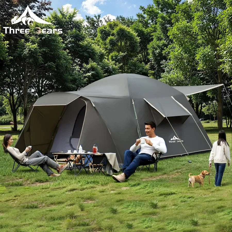 Three Bears Family Camping Tent, 6 Person