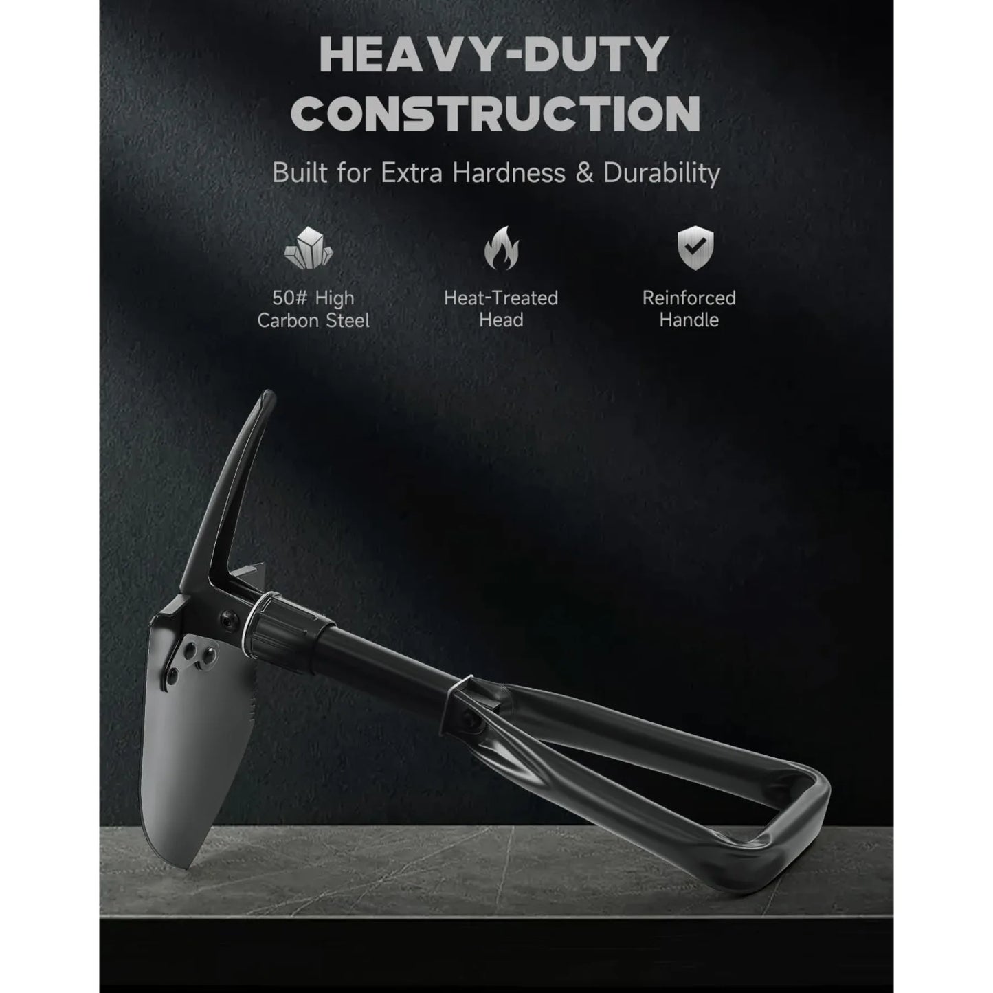 Mini Tactical Folding Shovel, Entrenching Tool