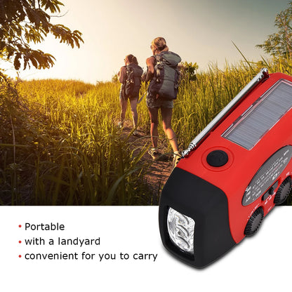 2023 KAYINOW Portable Emergency Solar Hand Crank Radio
