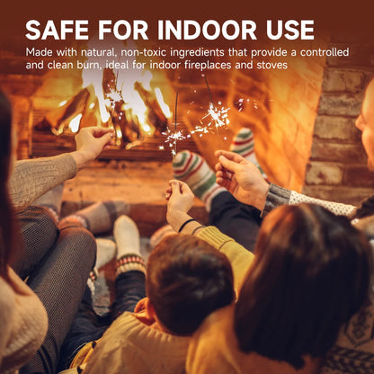 Natural Fire Starter, Paraffin infused Bamboo (50-200pcs)