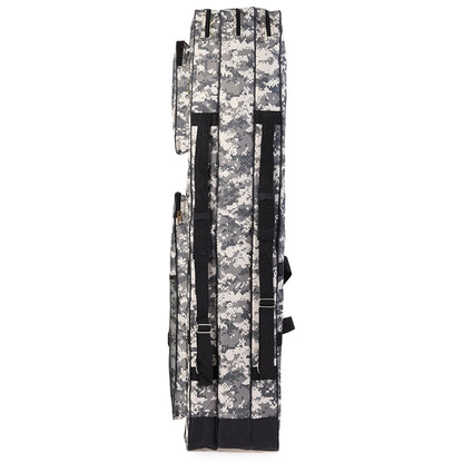 Doorslay 3 Layers Fishing Bag Portable Folding Fishing Rod Reel Bag Fishing Tackle Carry Case Travel Storage Bag Fishing Goods