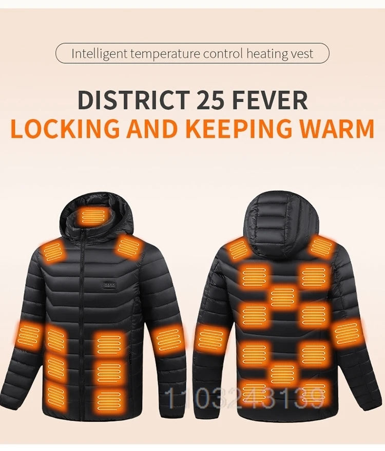 Temperature Controlled Warming Jacket, USB