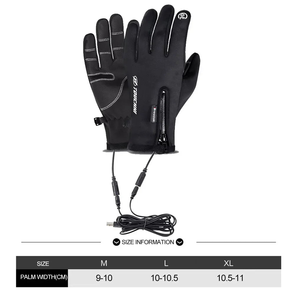 Touch Rechargeable Thermal Winter Gloves