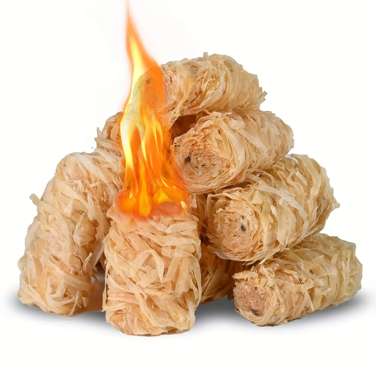 Natural Fire Starter, Paraffin infused Bamboo (50-200pcs)