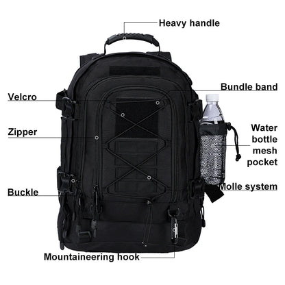 40L Fishing Hunting Tactical Backpack