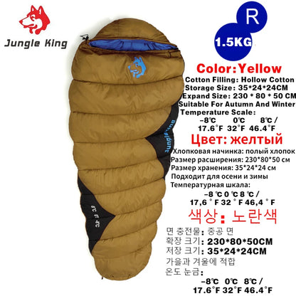 JUNGLE KING Thickened Cold Weather Sleeping Bag, -18F
