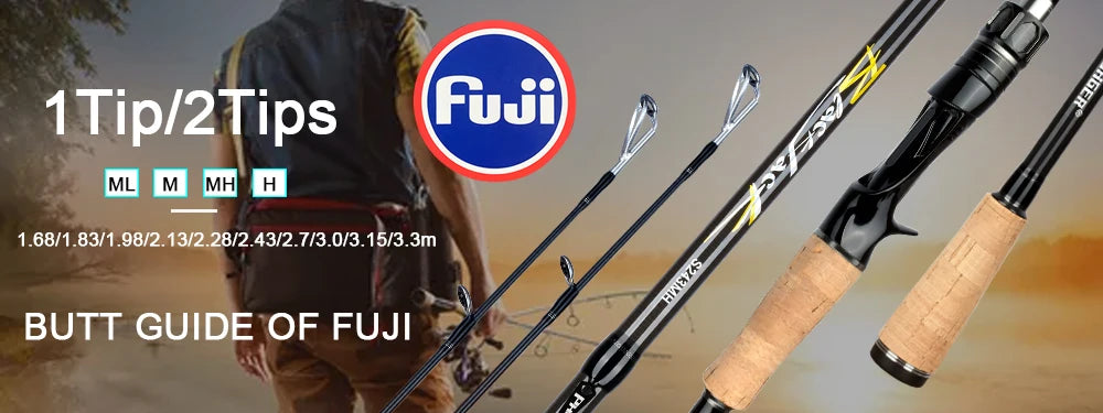 PHISHGER Spinning Fishing Rods for Baitcasting