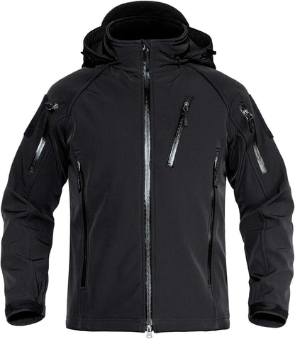 TACVASEN Men's Tactical Winter Jacket - Water Resistant, Windproof, and Versatile for Outdoor Activities